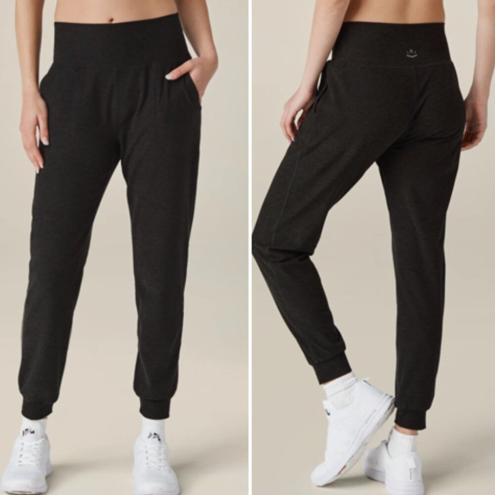 Beyond Yoga Women's Black Track Joggers